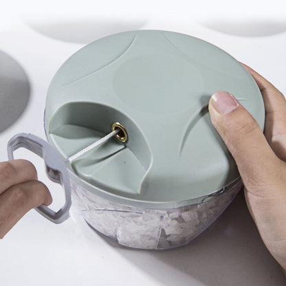 1pc Multi-Function Vegetable Chopper and Garlic Press - Manual Food Cutter & Crusher for Kitchen Efficiency